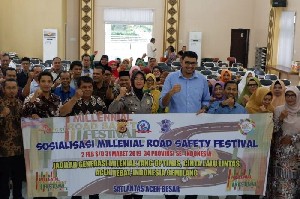 3.000 Milenial Aceh Besar Siap Menjadi Pelopor Keselamatan Berlalu Lintas