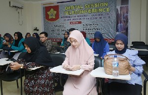 Mahasiswa FKG Unsyiah Ikut Seminar Internasional Melalui Video Conference