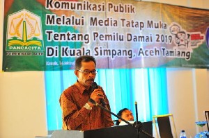 Komunikasi Publik Melalui Media Tatap Muka Pemilu Damai 2019