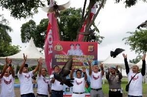 Meriahnya Kicauan Ratusan Burung di Taman Sari