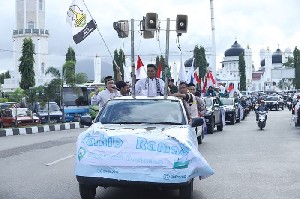 Pawai Akbar Unsyiah Menyambut Ramadan Berlangsung Meriah