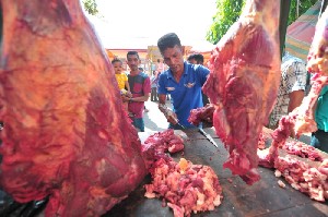 Hari Pertama Meugang, Sekilo Daging Tembus Rp160 Ribu