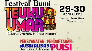 Rialdoni Meriahkan Festival Bumi Teuku Umar