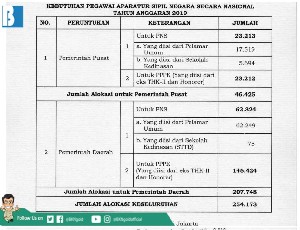 BKN Buka Lowongan CPNS 2019 Sebanyak 254.173 Orang