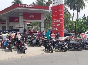 PompaÂ SPBU di Bireuen Ditera Ulang