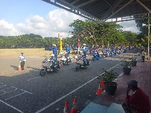 PJR Polda Aceh Latihan Safety Riding