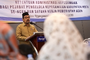 Asisten 3 Sosialisasi Administrasi Kepegawaian