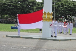 Nova Iriansyah Inspektur Upacara HUT RI di Aceh