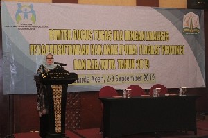 DP3A Gelar Bimtek Gugus Tugas Kota Layak Anak