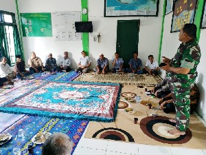 Kuatkan Sinergisitas, Koramil 03/LGA Gelar Silaturahmi DenganMuspika