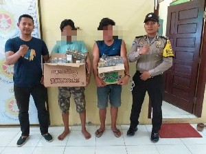 Ketahuan Curi Rokok, Dua Pria di Aceh Tamiang Dibekuk Polisi